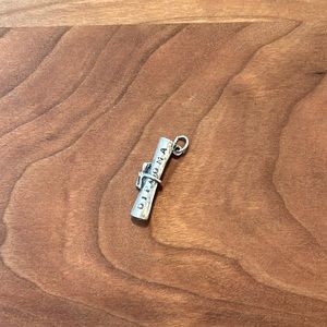 Sterling Silver Diploma Charm